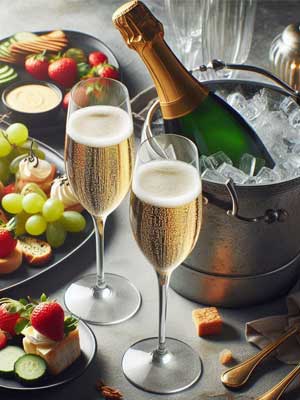 Bacchus Sekt halbtrocken – zum Essen Bacchus Sekt halbtrocken – zum Essen