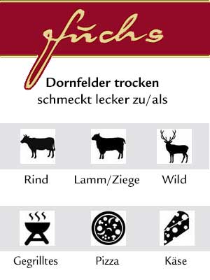 Dornfelder trocken – Genuss-Empfehlung Dornfelder trocken – Genuss-Empfehlung