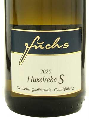 Huxelrebe «S» süß – Etikett Huxelrebe «S» süß – Etikett