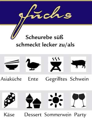 Scheurebe «S» süß – Genuss-Empfehlung Scheurebe «S» süß – Genuss-Empfehlung