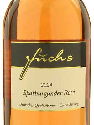 Spätburgunder Rosé lieblich – Etikett Spätburgunder Rosé lieblich – Etikett