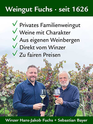 Kurzbeschreibung Weingut Fuchs Kurzbeschreibung Weingut Fuchs