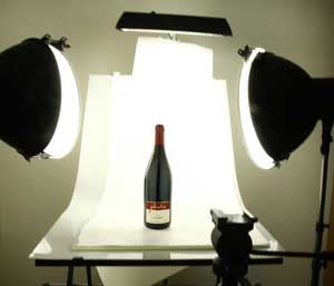 Weinflaschen fotografieren