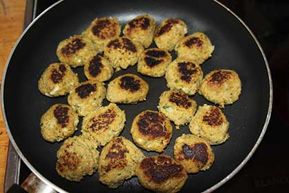 Vegetarische Frikadellen – Grünkernbratlinge