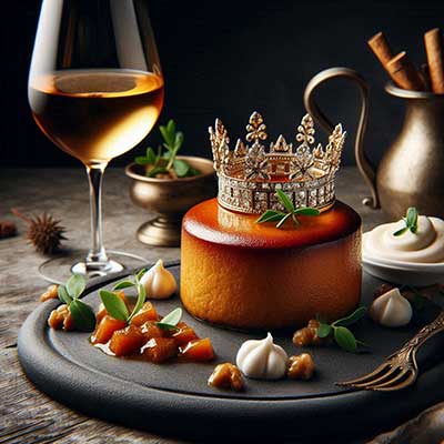 Ki-Königinpastete mit Krönchen