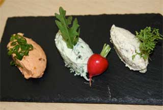 Drei verschiedene Spundekäs-Variationen als Tapas