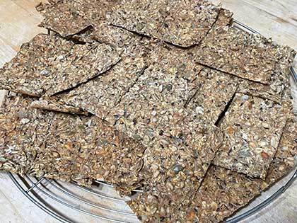 Vollkorn-Knäckebrot