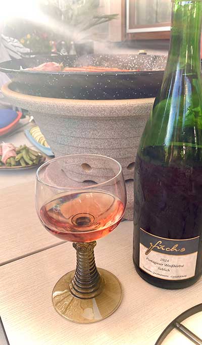 Portugieser Weißherbst beim Grillen, Kundenfoto