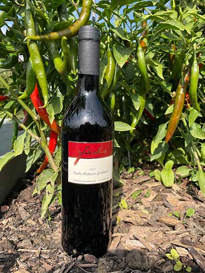 Rotwein feinherb mit Peperoni, Kundenfoto