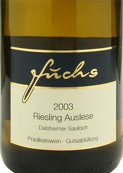 2003 Riesling Auslese