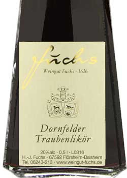 Dornfelder Grape Liqueur