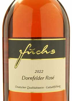 Dornfelder Rosé, histamingeprüft