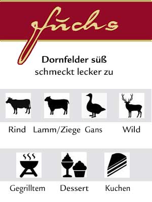 Dornfelder süß, histamingeprüft