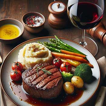 Reh- oder Hirschfilet