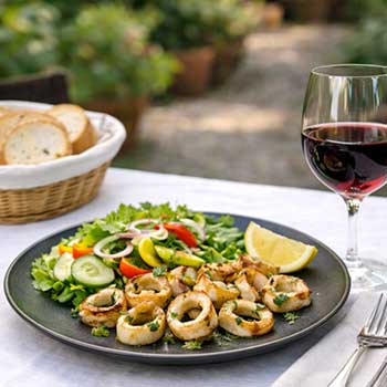 Kalamares, Tintenfischringe