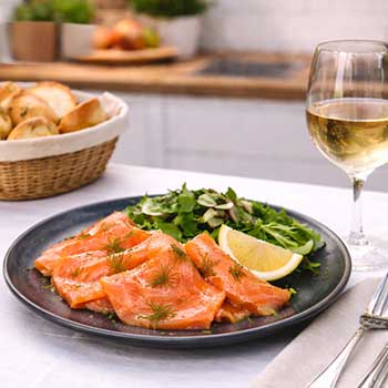 Lachs, geräuchert Lachs, geräuchert