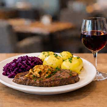 Rinderleber, gebraten