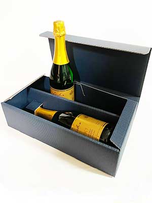 2er-Geschenk-Karton, blau