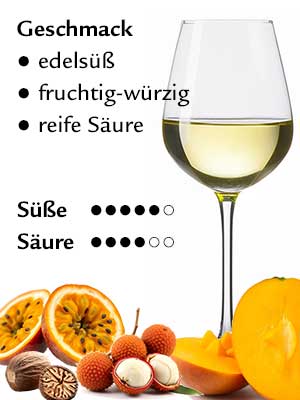 Huxelrebe + Siegerrebe Beerenauslese edelsüß