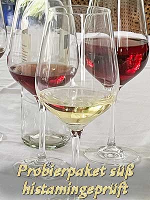 Wine Tasting Package “Histamine Certfied Sweet Wines” – Genuss-Empfehlung