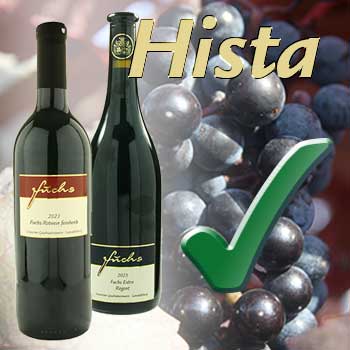 histamine certified red wines with analysis