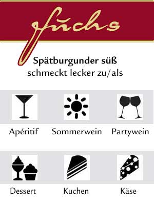 Spätburgunder süß, histamingeprüft