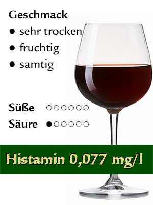 Spätburgunder trocken, histamingeprüft