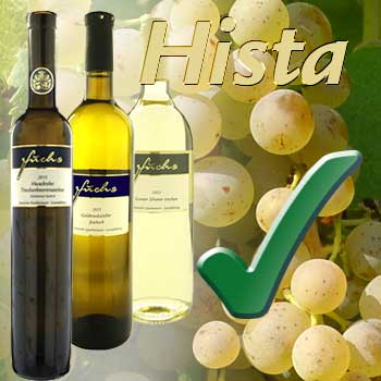 histamine certified white wines with analysis
